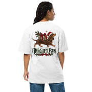 The Gift Run · originales Printful-Frauenmockup von hinten · DTFlex